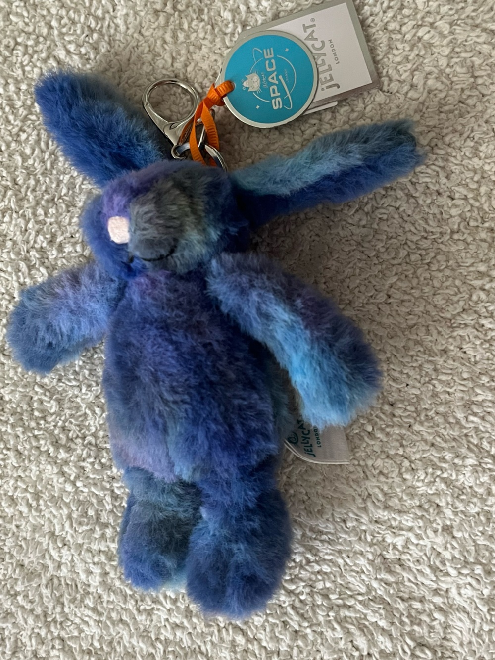 Jellycat Zodihop Luxe Bunny Charm Keychain